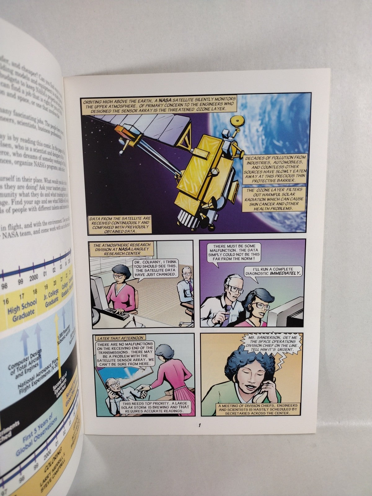 Aero & Space #1 (1992) NASA Langley Research Center Promo Comic