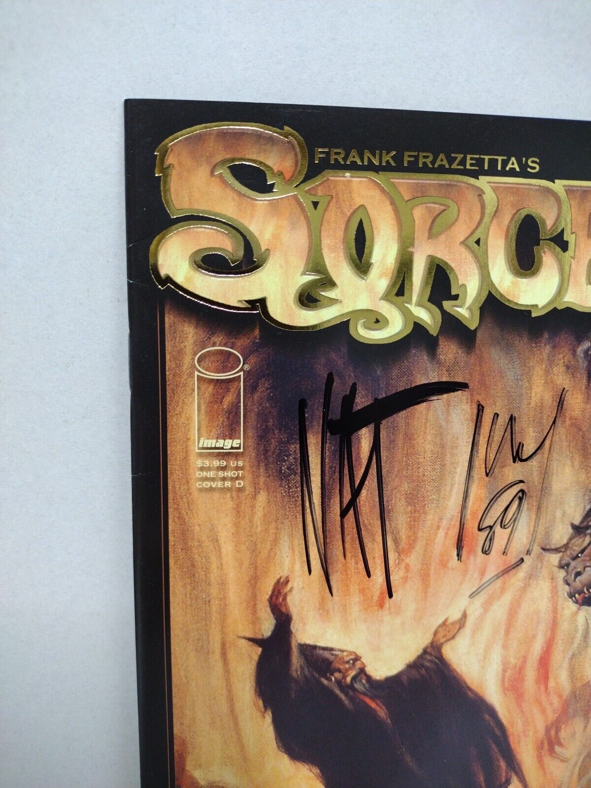 Frank Frazetta Sorcerer #1 (2009) Image Comic One Shot LBCC Exclusive Signed #'d