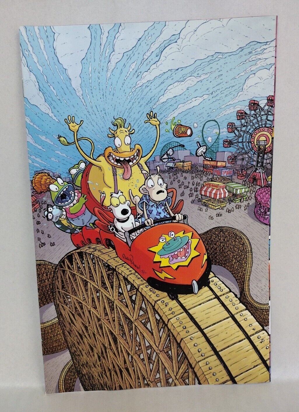 Rocko's Modern Life #1 2017 Nickelodeon Boom Comic Virgin Variant 1:20 Cover 