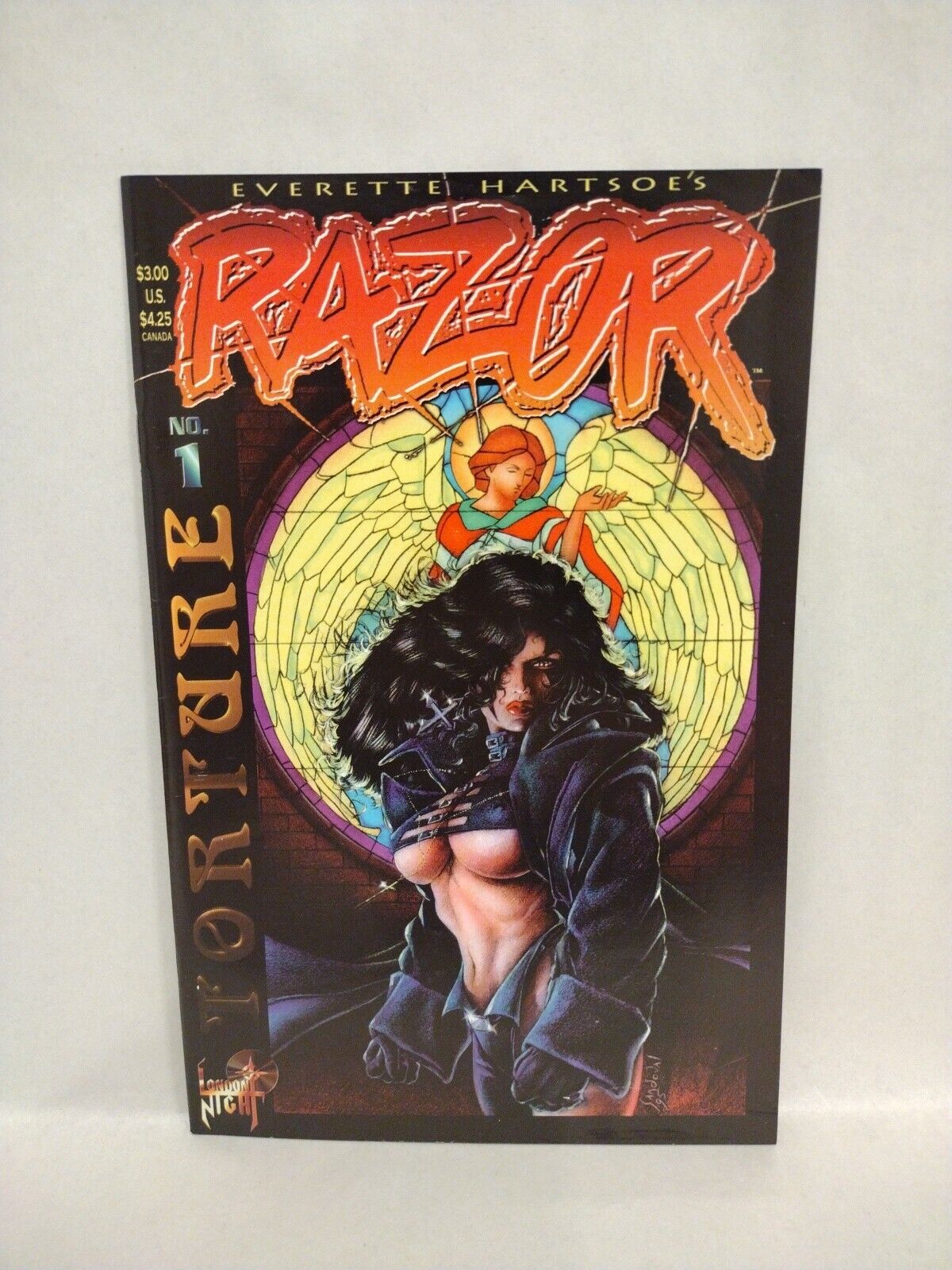 Razor Torture (1996) London Night Studios #1 2 3 4 5 6 + Kightshift #1 Comic Set