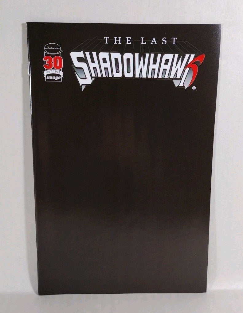 LAST SHADOWHAWK #1 (2022) Image Comic Blank Black Gloss Error Variant Cvr H NM
