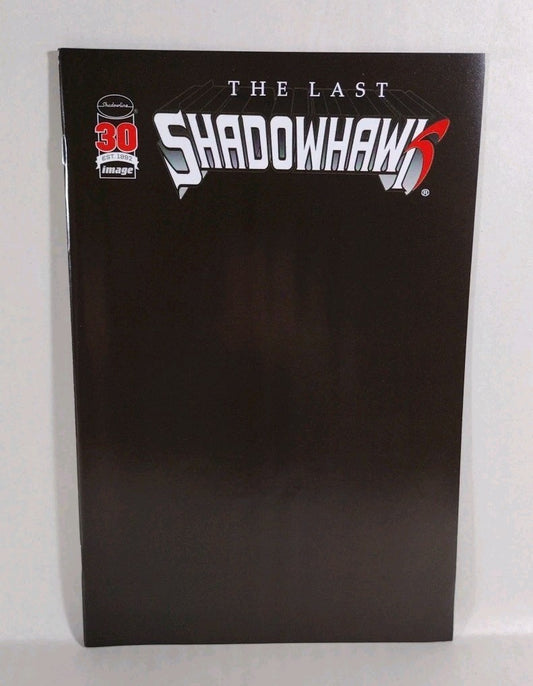 LAST SHADOWHAWK #1 (2022) Image Comic Blank Black Gloss Error Variant Cvr H NM