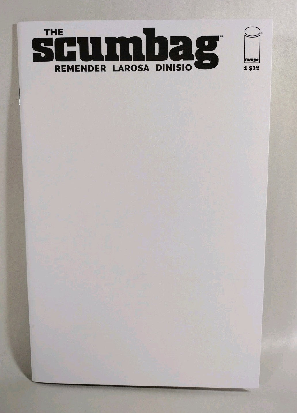 Scumbag #1 (2020) Image Comic Blank Sketch Variant Cover Comic NM