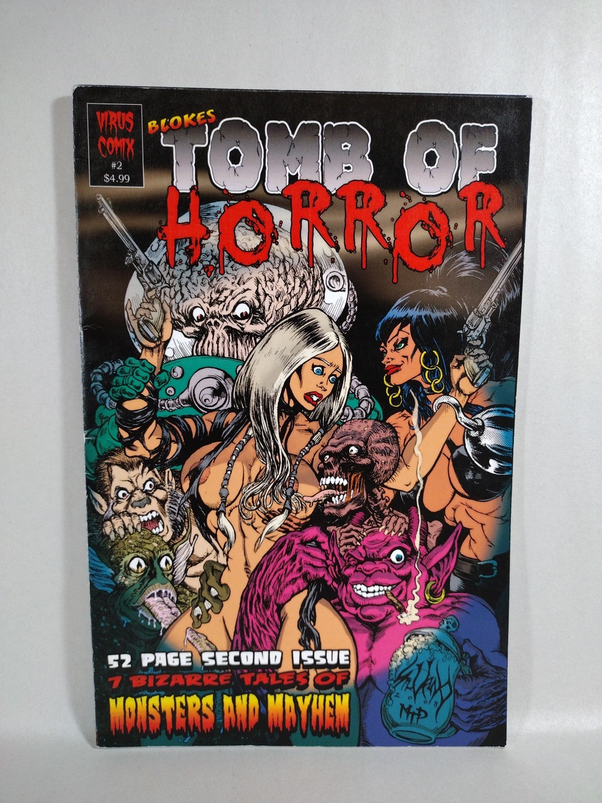 Blokes Tomb Of Terror (2009) Virus Comix Comic Lot #1 2 3 4 7 Calavera VG-VF