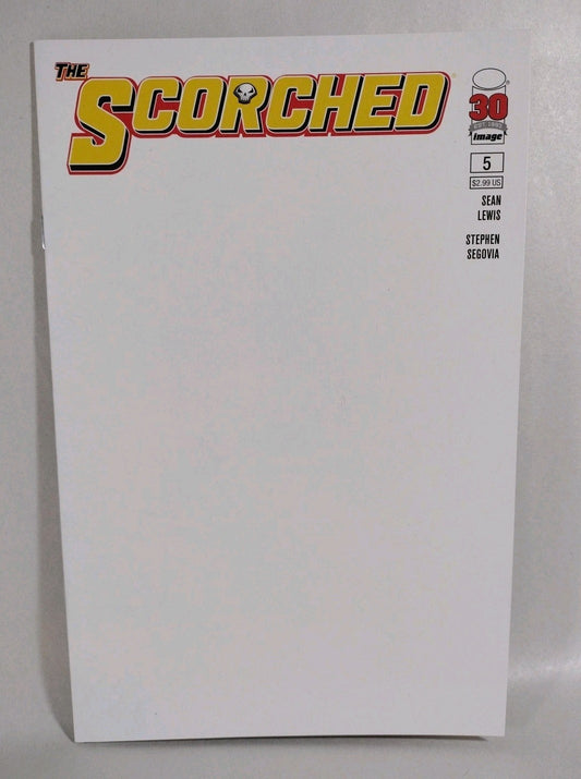 Scorched #5 (2022) Image Comic Blank Sketch Variant Cover Spawn Universe NM