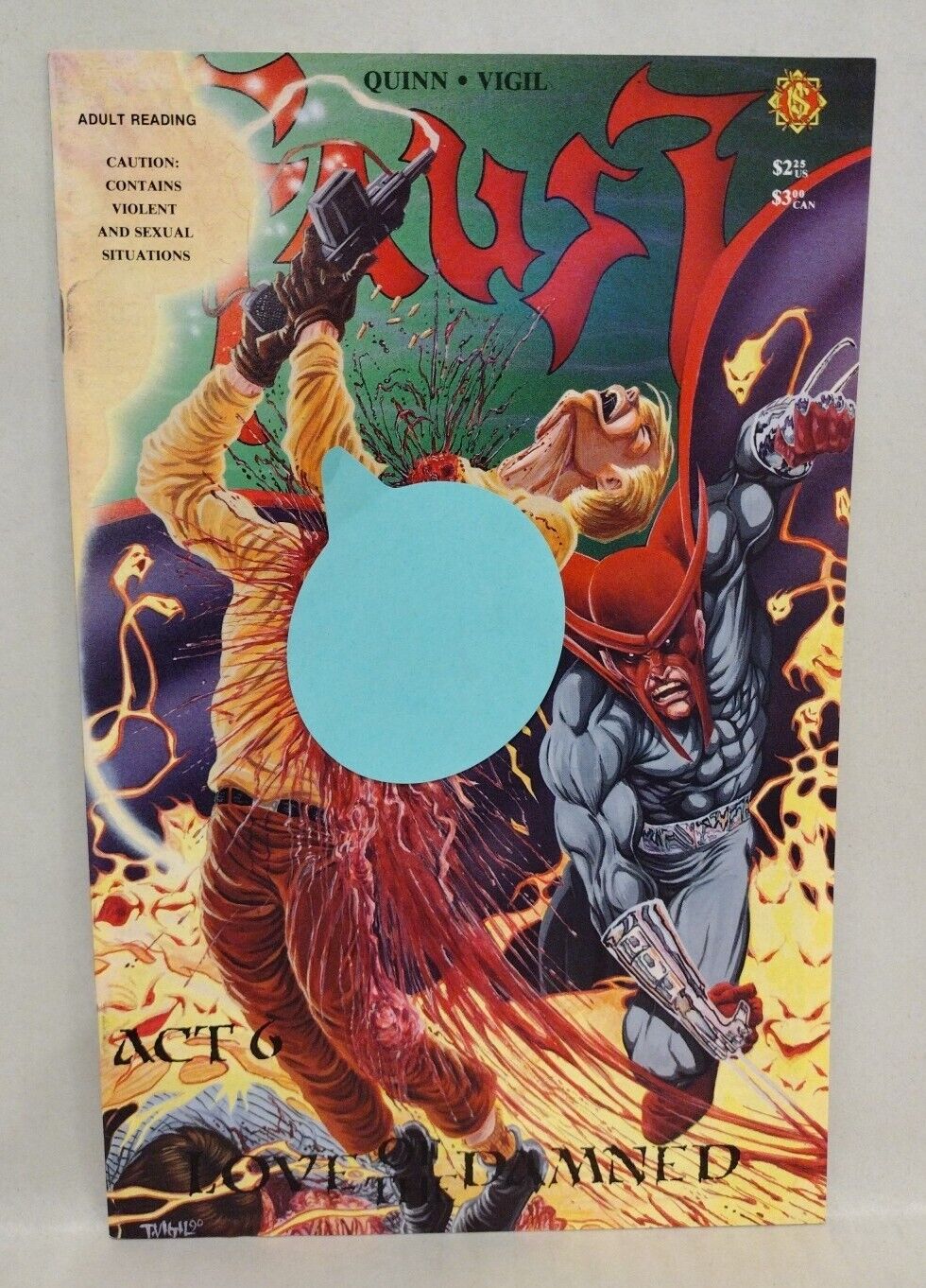 Faust Love of the Damned Act 6 (1990) Last Northstar Comic Issue Tim Vigil