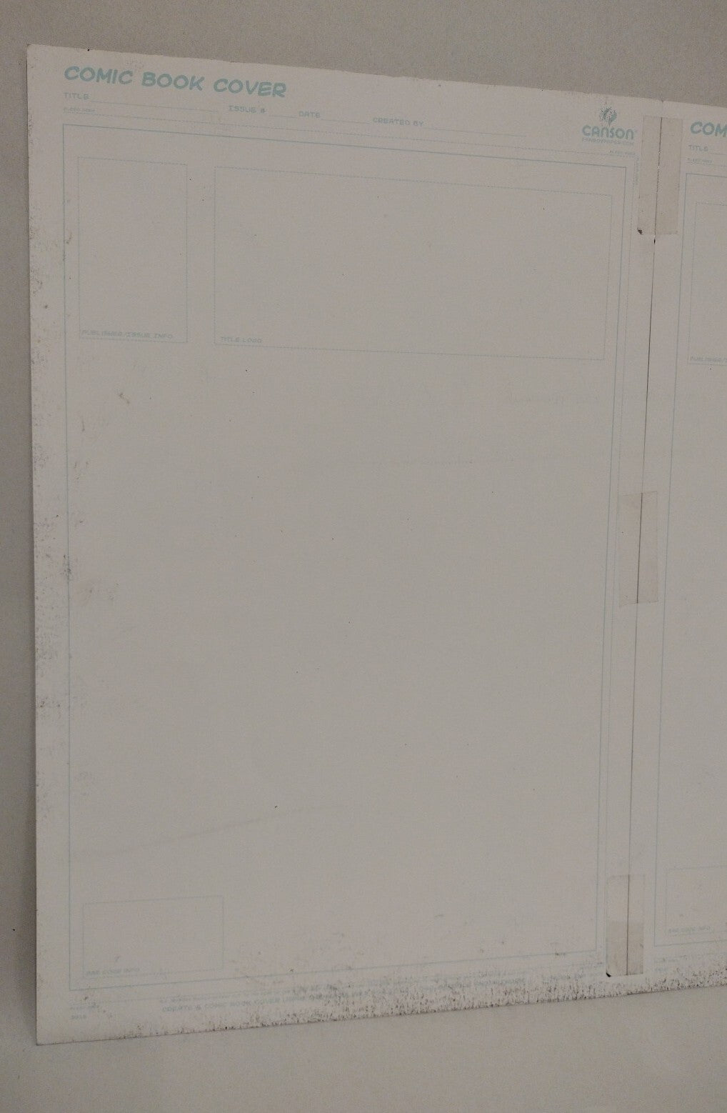 Joe Vigil Original DOG Comic Double Page Pencil Illustration 22 X 17" Signed