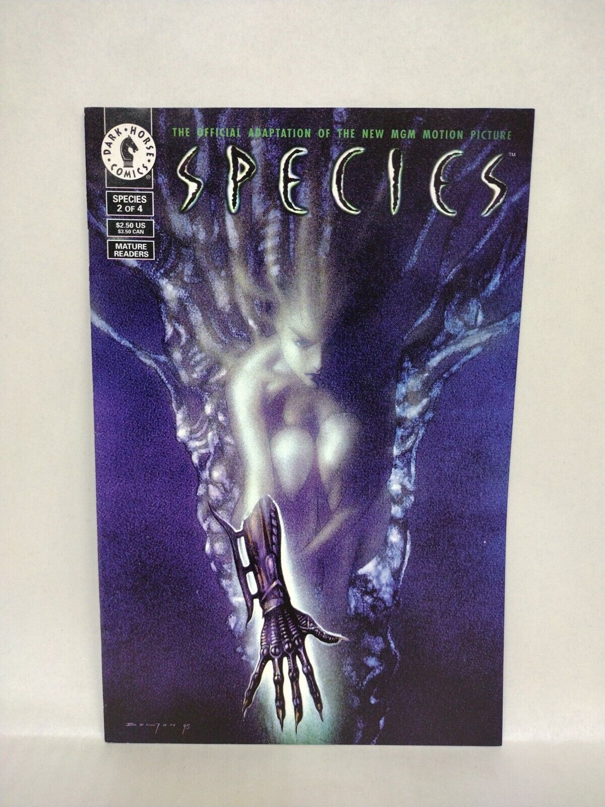 Species (1996) Complete Dark Horse Comic Series #1 2 3 4 Human Race #1 2 3 4