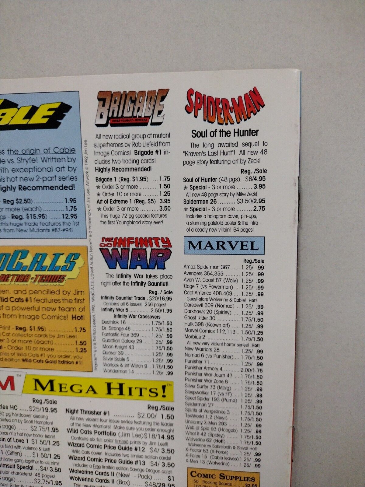 Rare Wizard Magazine (1992) Jim Lee All-Star Fanfest San Diego Padres Giveaway