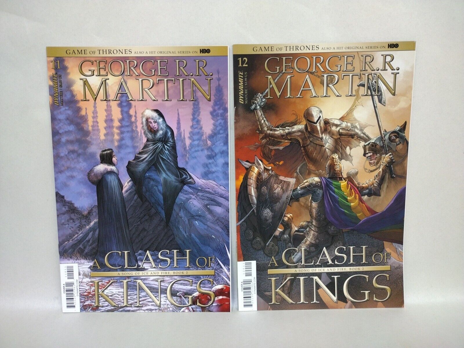 GOT Clash Of Kings George RR Martin (2017) Complete Dynamite Comic Set #1-12