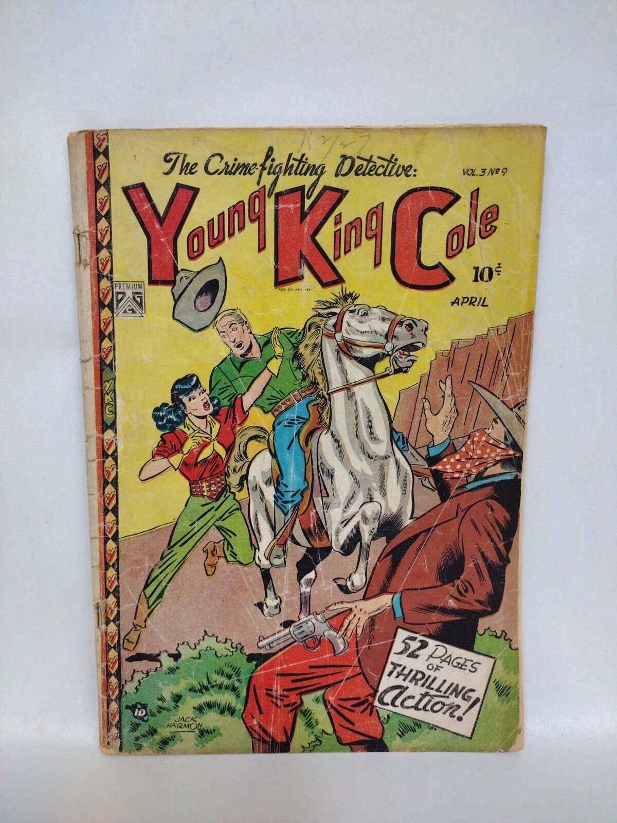 Young King Cole Detective Tales Vol 3 #9 (1948) Premium Comic Jack Harmon Cover