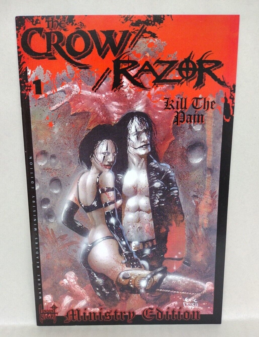 Crow Razor Kill The Pain #1 (1999) London Night Studios Comic Set O'Barr Powell