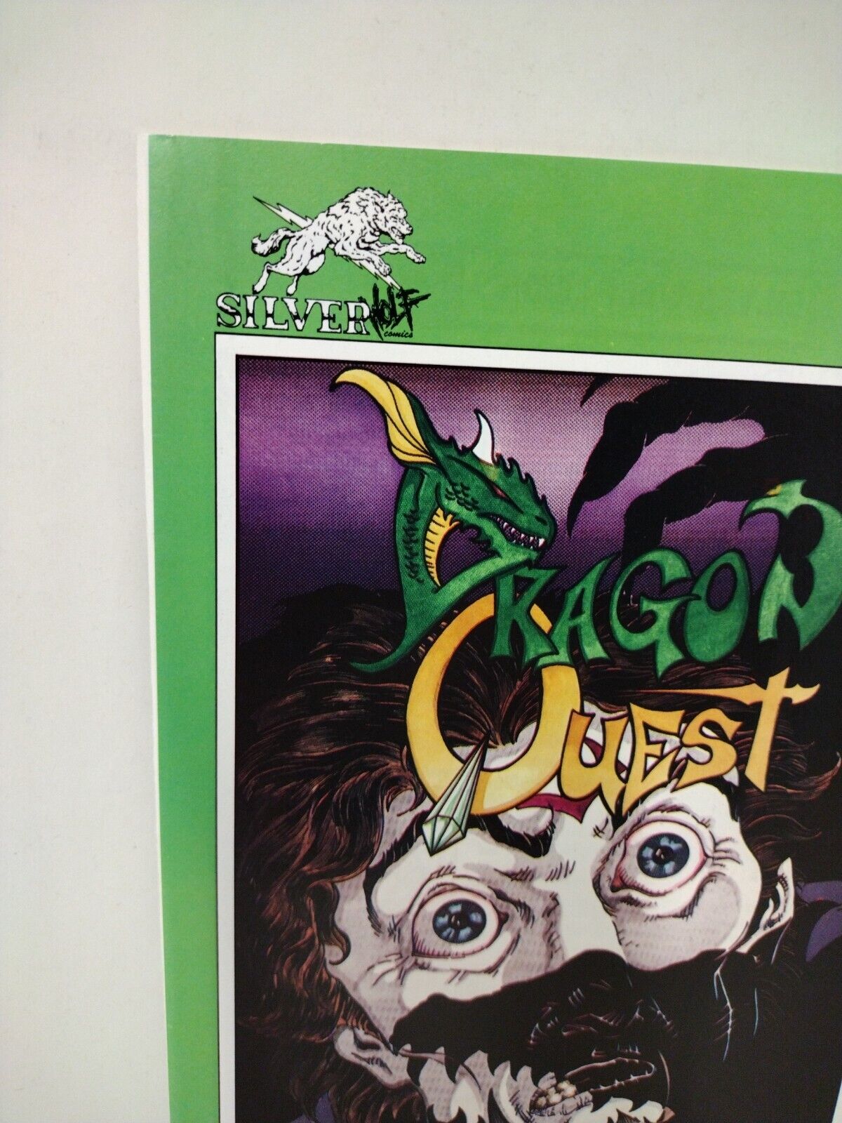 Dragon Quest (1986) #1 & 2 Complete Silverwolf Comic Set Signed Silver + Vigil