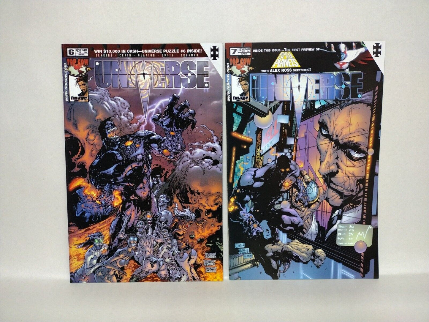 Universe (2001) Complete Image Top Cow Comic Set #1 DF Variant 2 3 4 5 6 7 8 