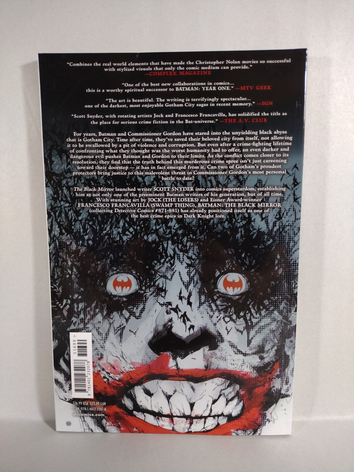 Batman The Black Mirror (2011) DC Comics TPB Scott Snyder Jock New