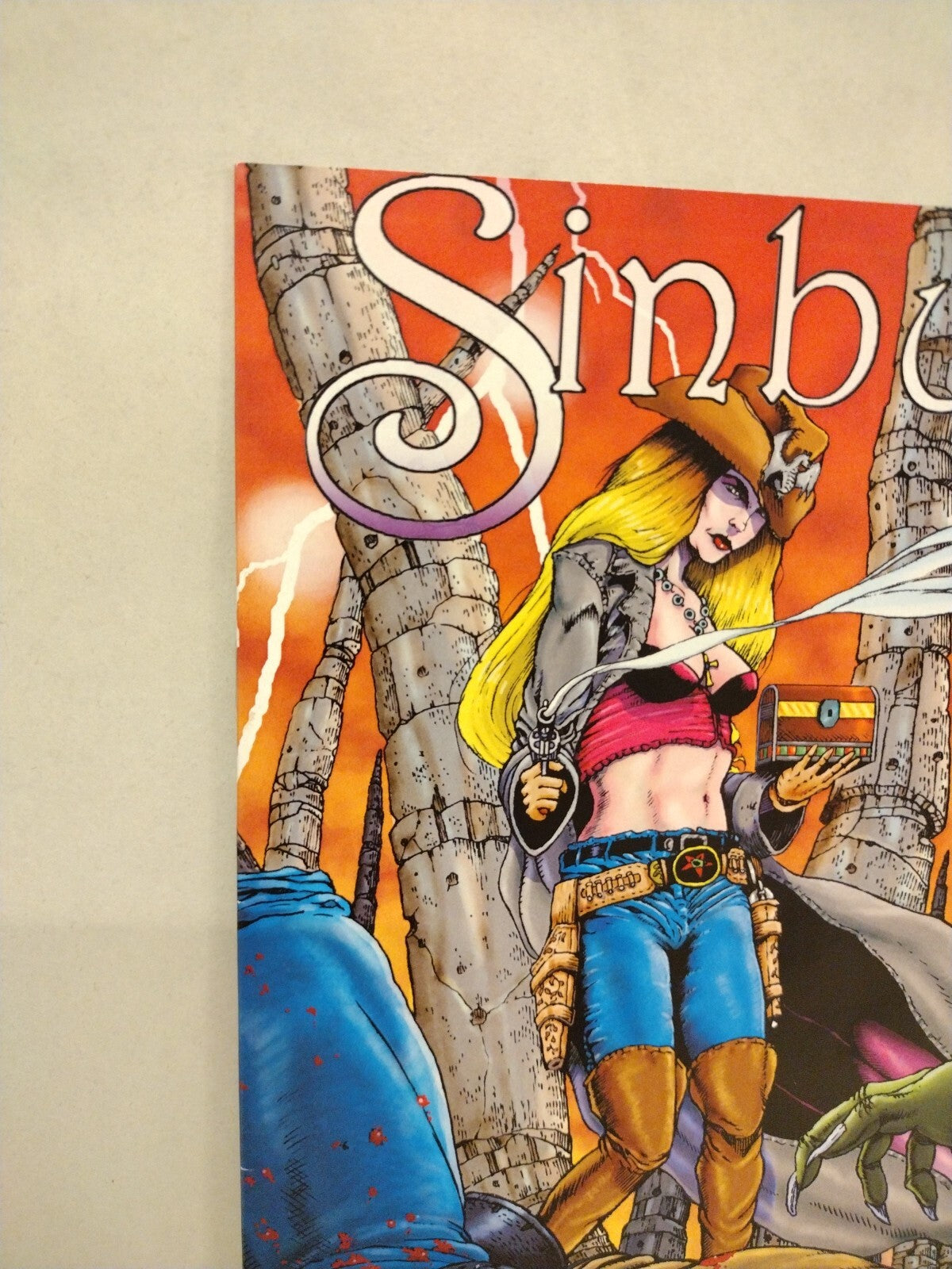 Gunfighters In Hell: Sinbuck #1 (2013) Angel Eyes Signed Joe Tim Vigil