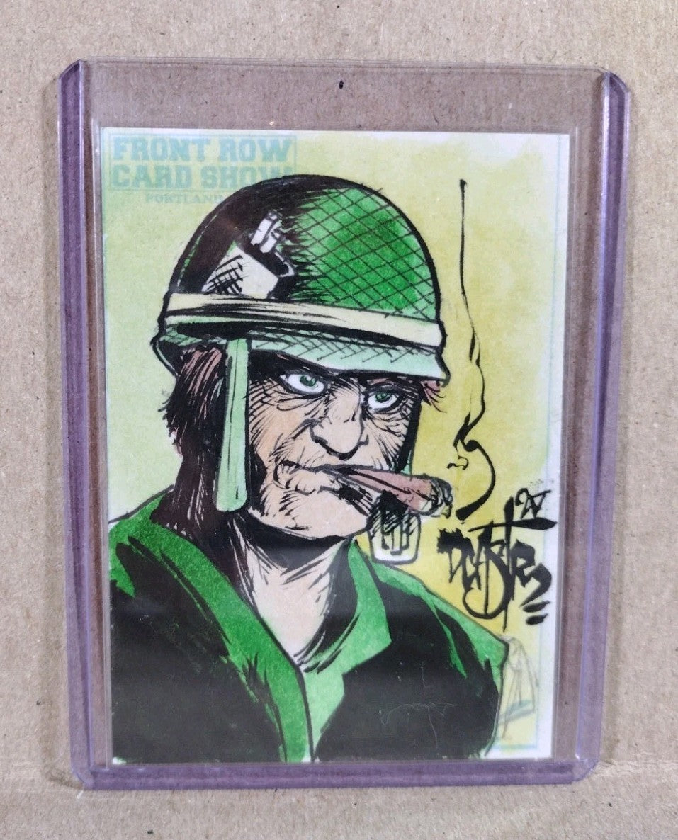 DCastr (2025) Front Row Show Exclusive Sketch Card W Original Sgt Rock Art