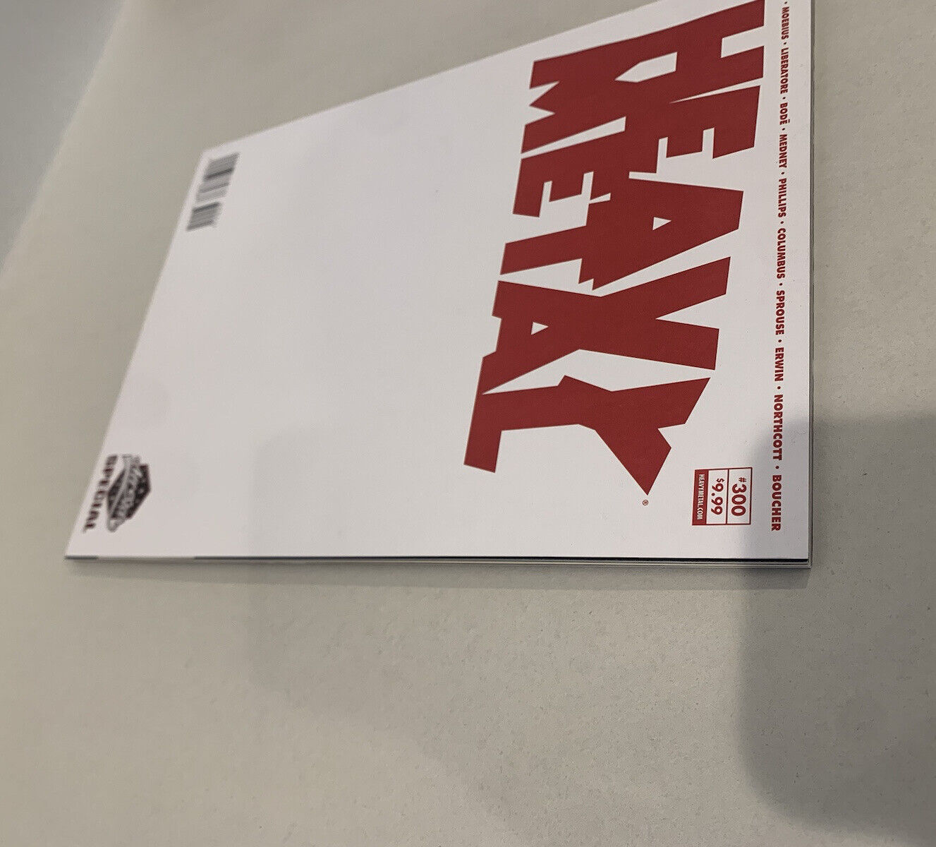 Heavy metal magazine # 300 Blank Sketch Cover Variant 2020