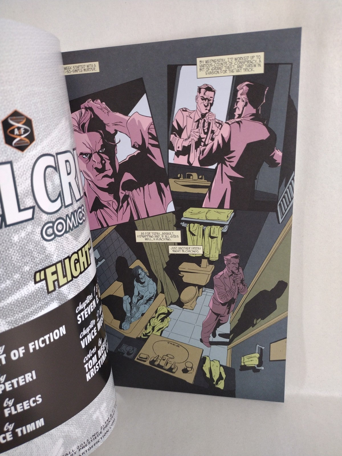 All Crime Comics #2 (2012) Art of Fiction Bruce Timm Cover Aged FN-VF