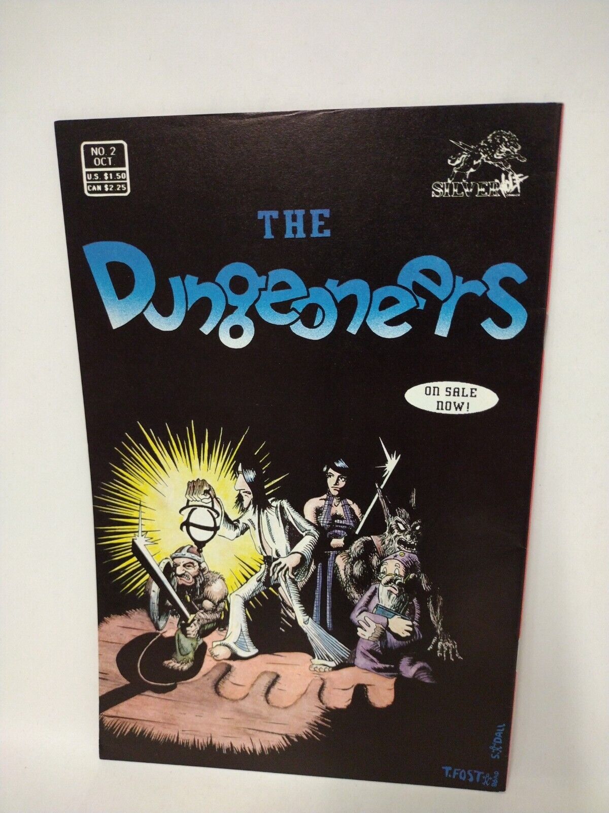 Dragon Quest (1986) #1 & 2 Complete Silverwolf Comic Set Signed Silver + Vigil