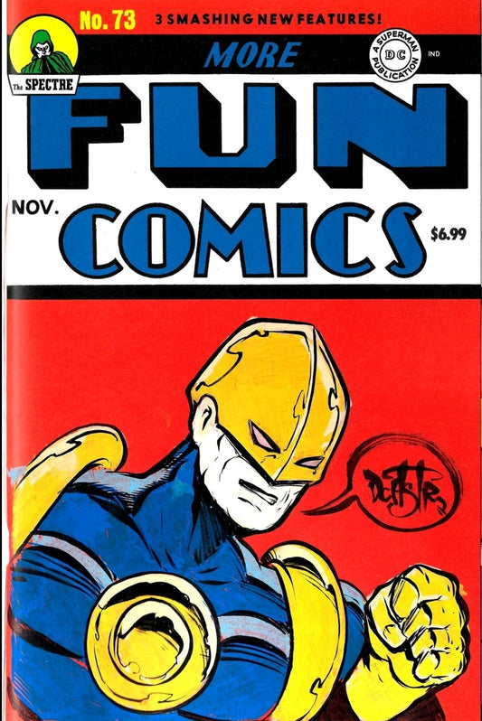 More Fun Comics #73 Facsimile Ed (2025) DC Sketch Cover W Original Dr Fate Art