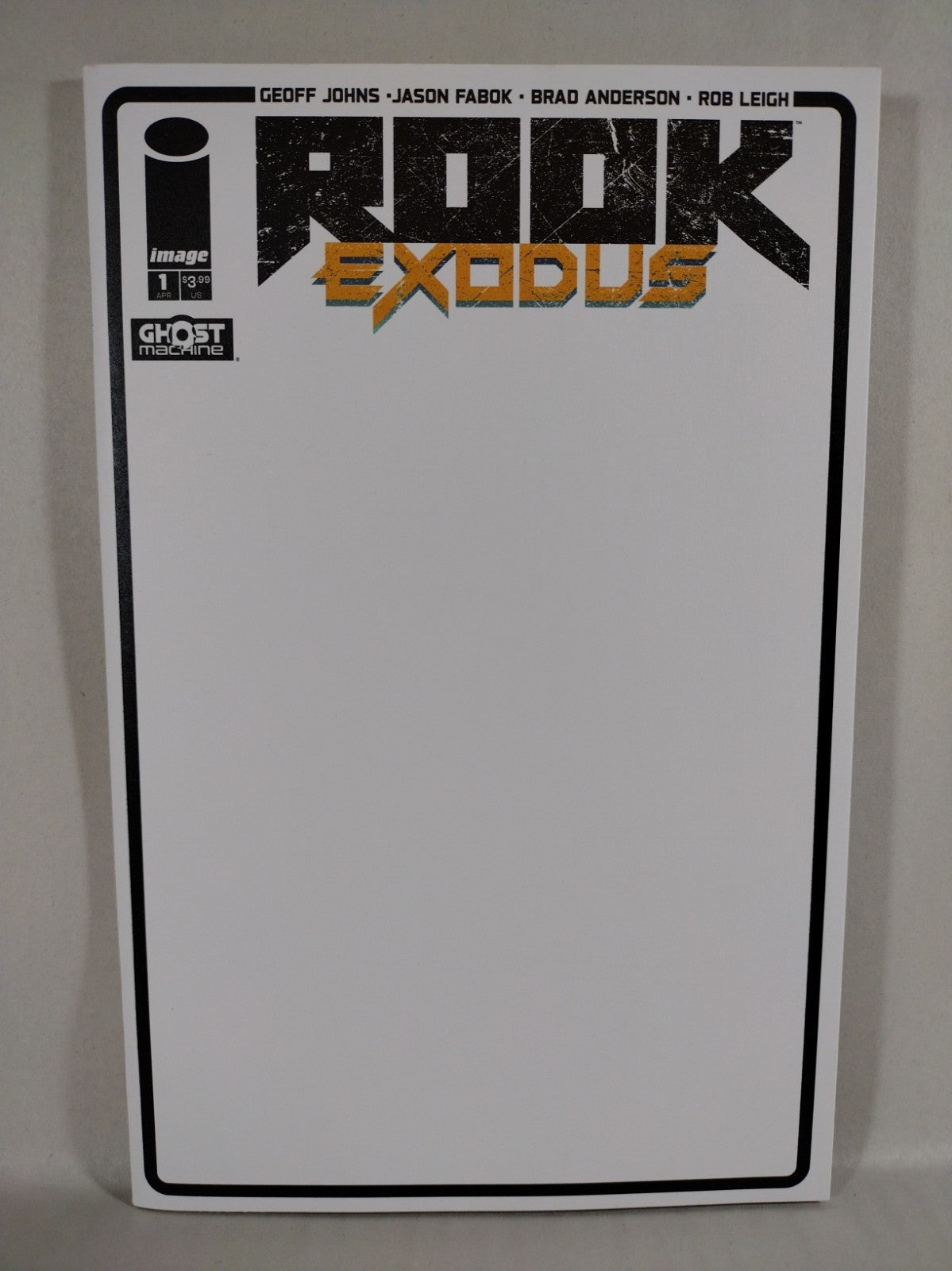 Rook Exodus #1 (2024) Image Comic Ghost Machine BLANK Sketch Cover Variant NM