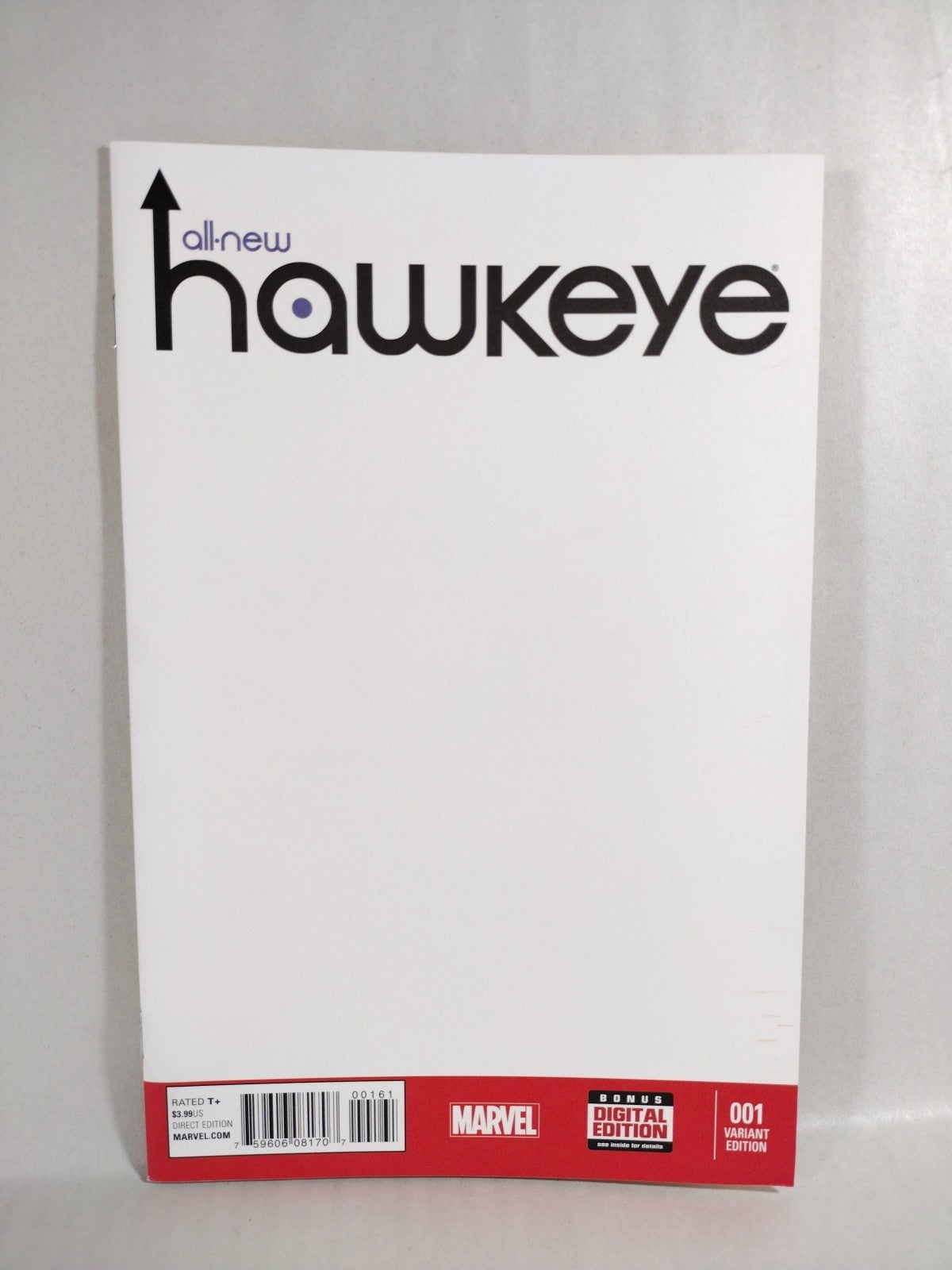 All New Hawkeye 1 (2015) Marvel Comic Blank Sketch Variant Cover Kate Bishop NM
