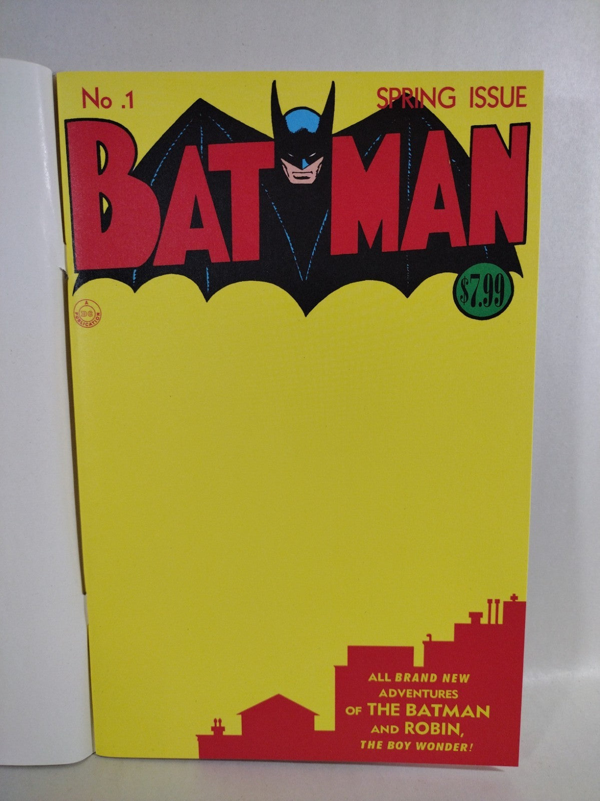 BATMAN #1 (2023) DC Facsimile Edition Blank Sketch Cover C Variant NM