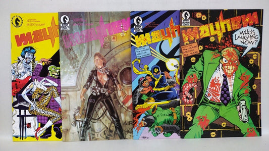 Mayhem Complete 1989 Dark Horse Comic Set 1 2 3 4 1st Modern Mask Signed