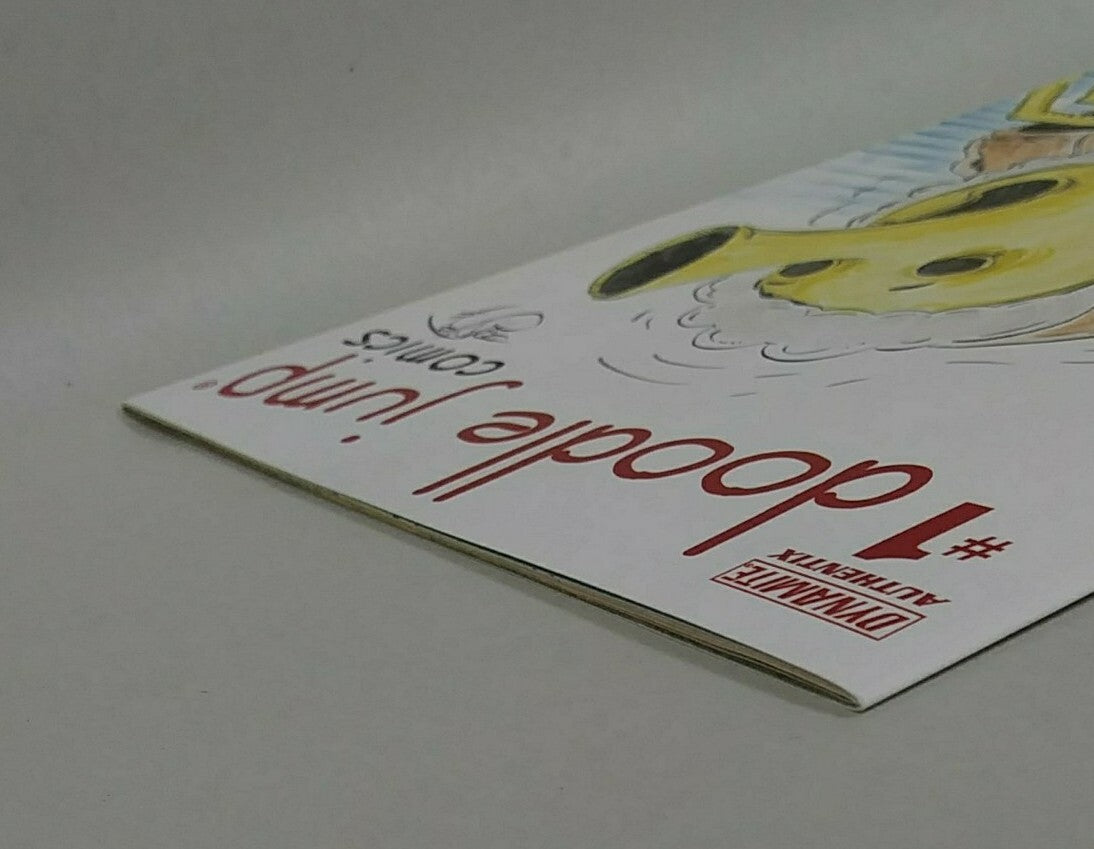 Doodle Jump Comics 1 Keenspot 2014 Sketch Cover Comic W Original Dave Castr Art