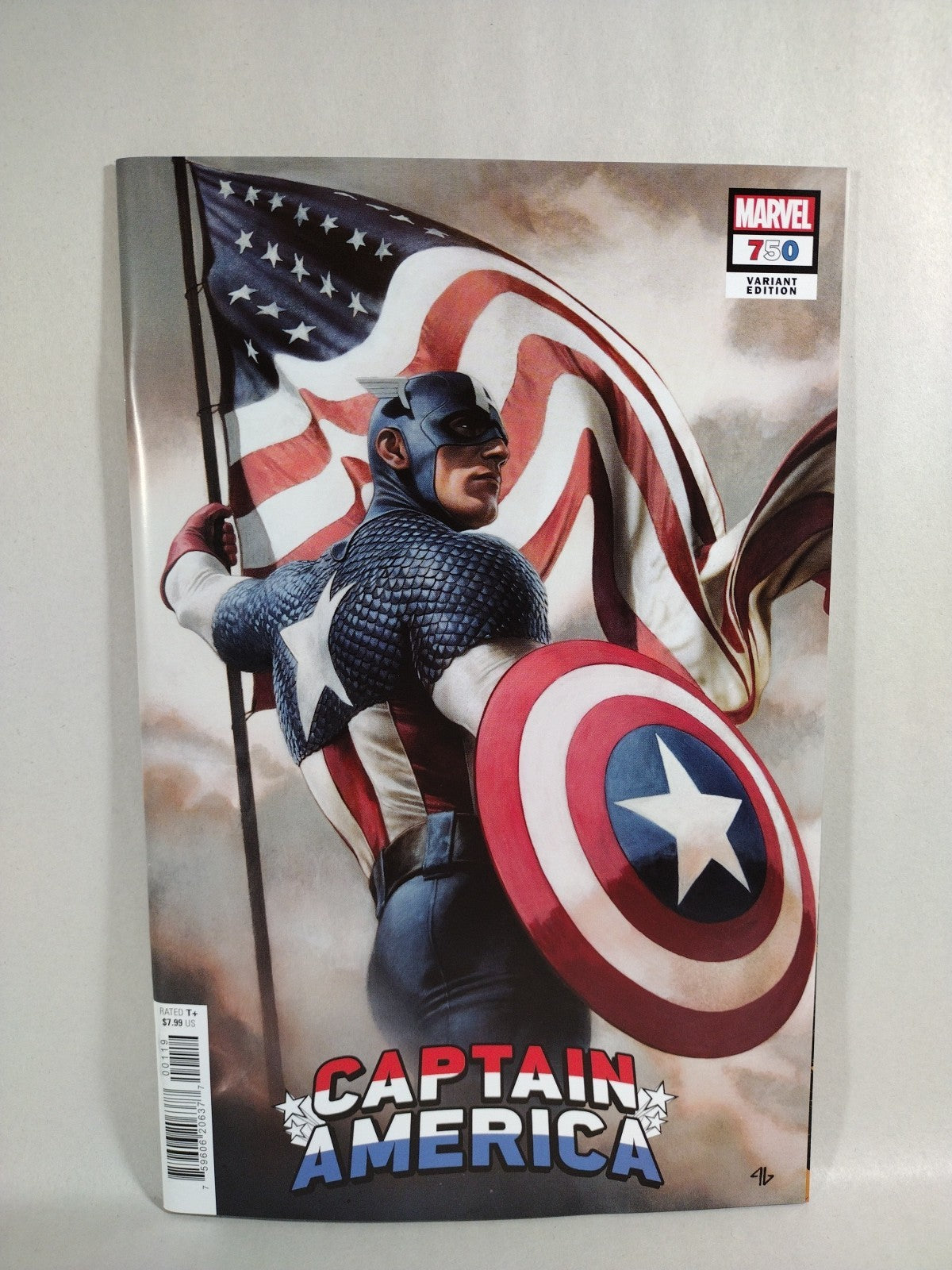 Captain America #750 (2023) Marvel Comic Adi Granov 1:50 Ratio Variant NM