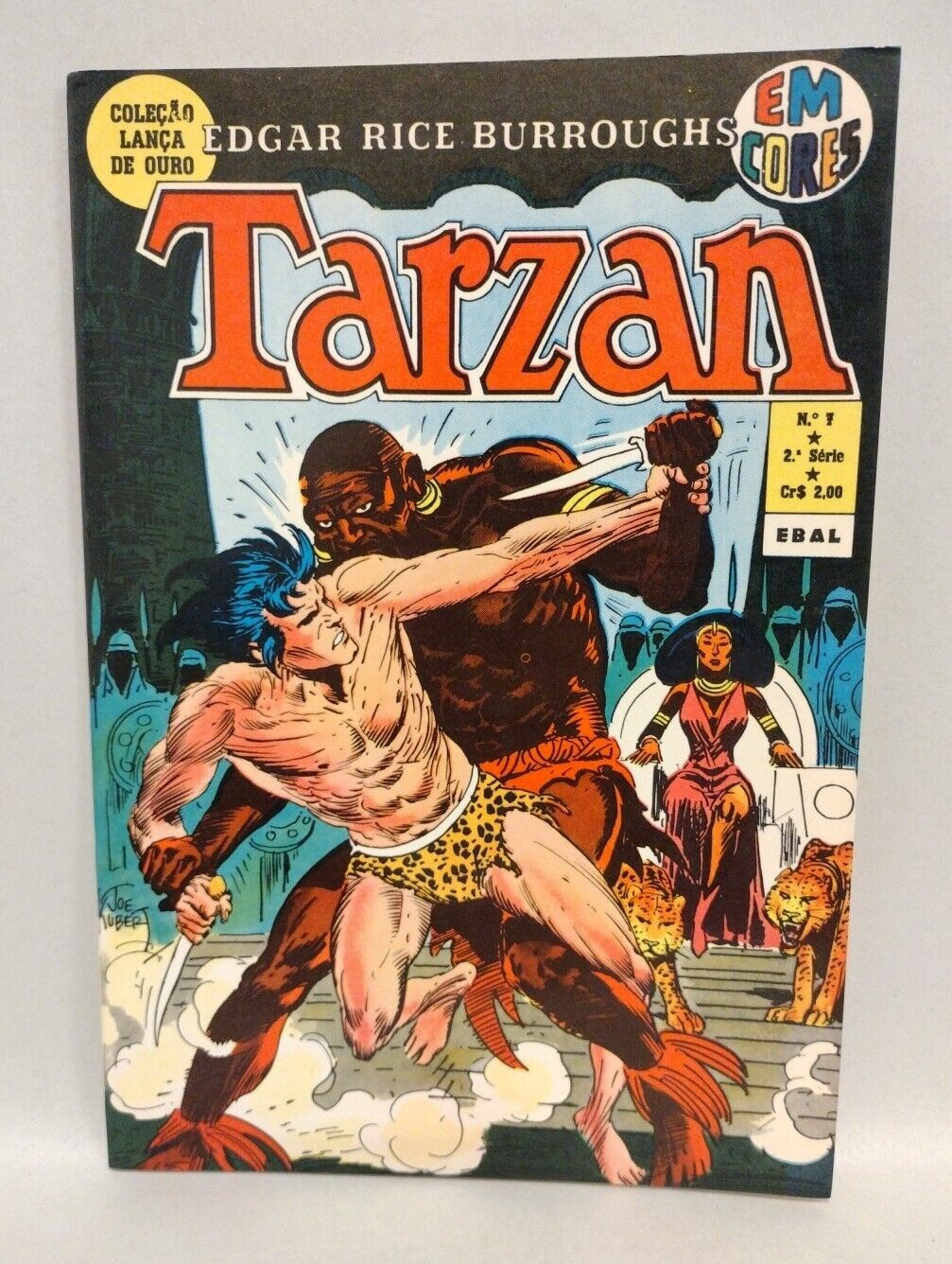 Tarzan (1973) EM Cores Brazilian DC Comic Lot #1 4 5 6 7 9 Joe Kubert