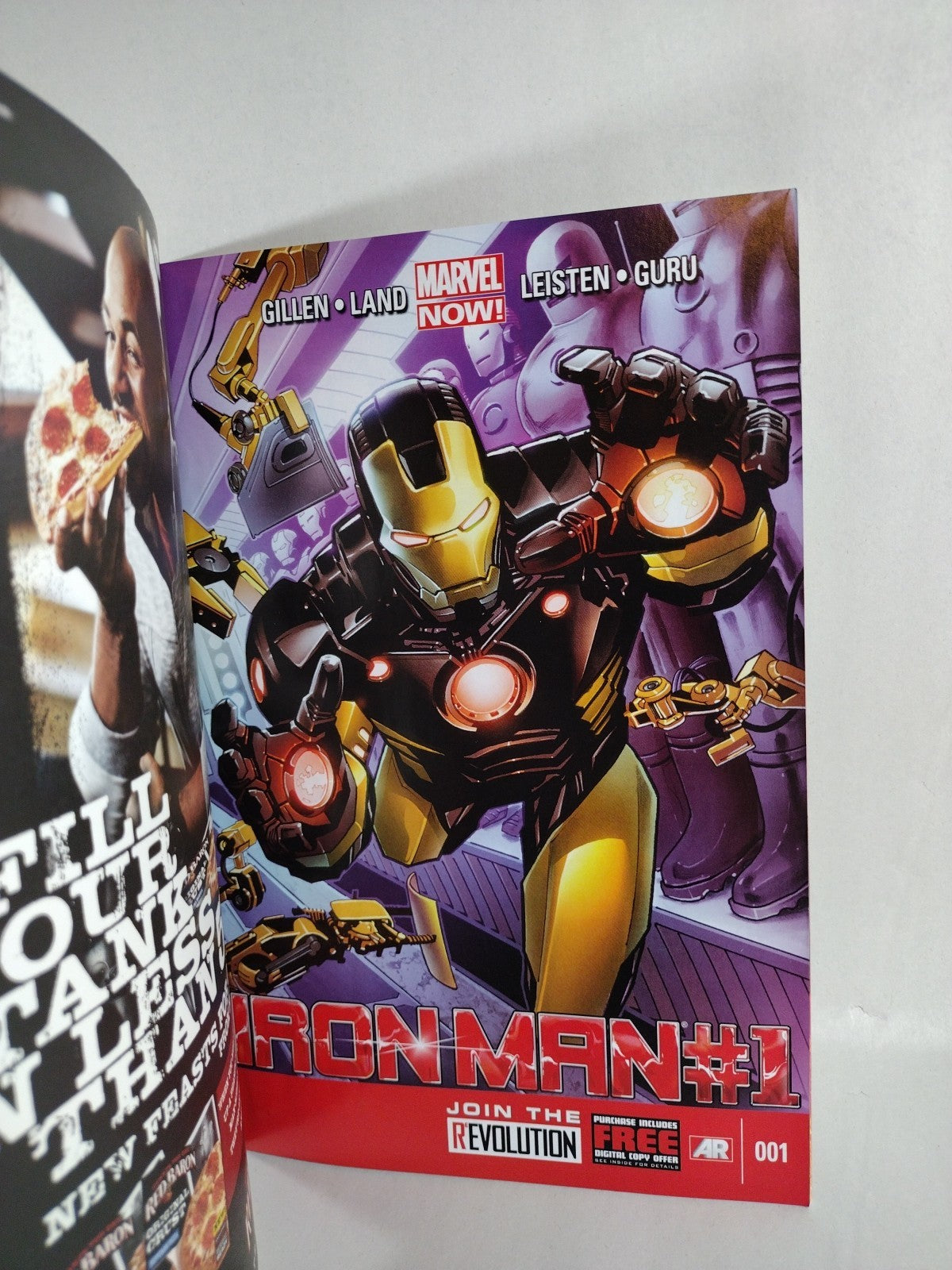 Iron Man #1 (2012) Marvel Comic Blank Sketch Variant Cover Gillen Land NM