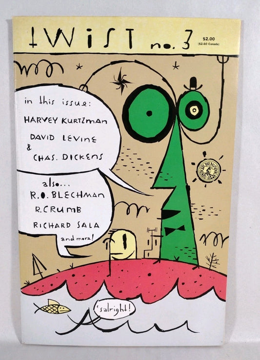 Twist #3 (1988) Kitchen Sink Comic R Crumb Kurtzman Dan Clowes VF
