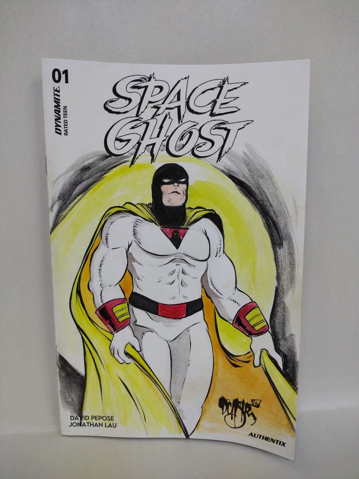 Space Ghost #1 (2024) Dynamite Comic Sketch Var Cover W Original Dave Castr Art