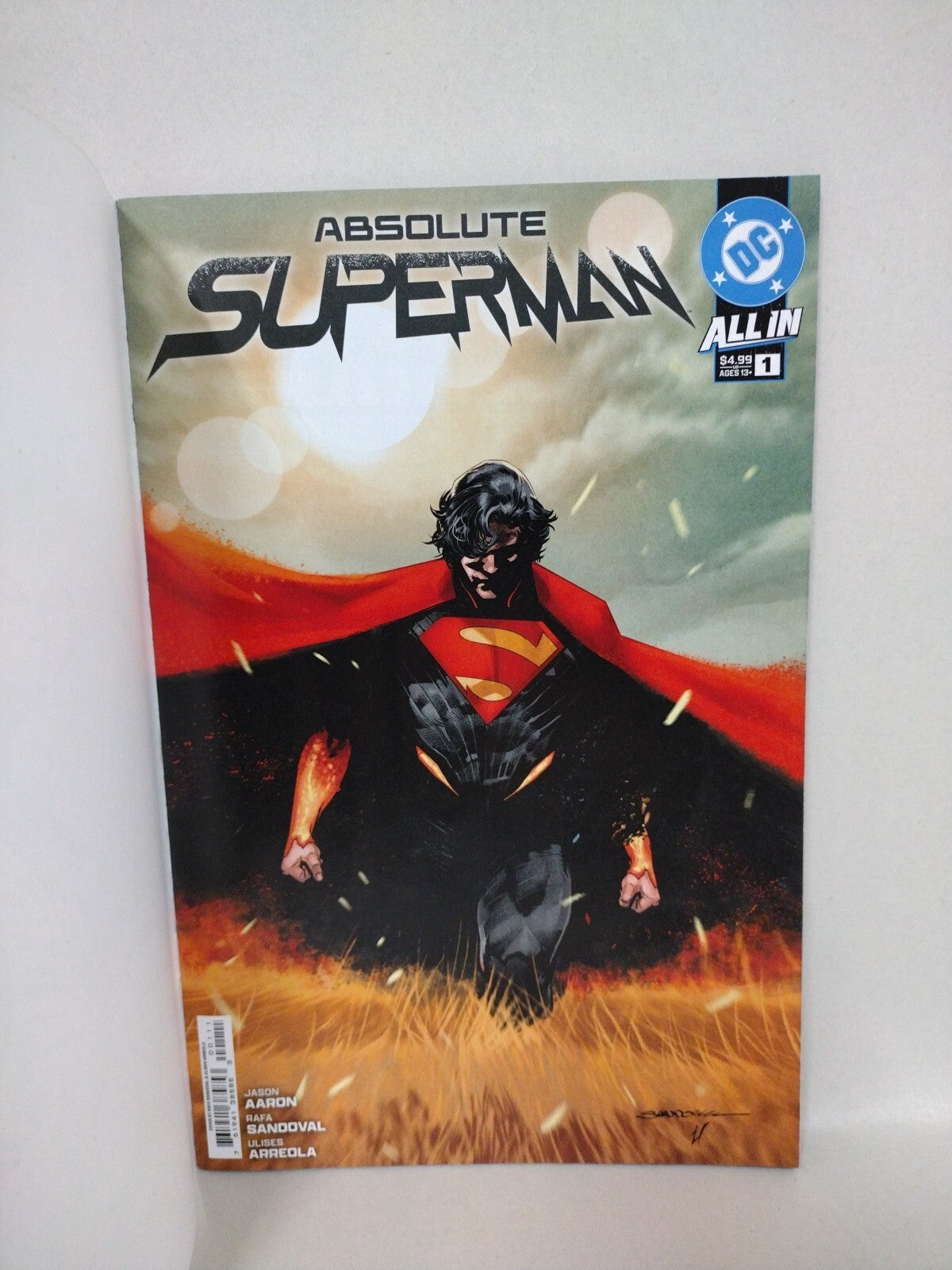 Absolute Superman 1 (2024) DC Comic Sketch Variant Cover W Original DCastr Art
