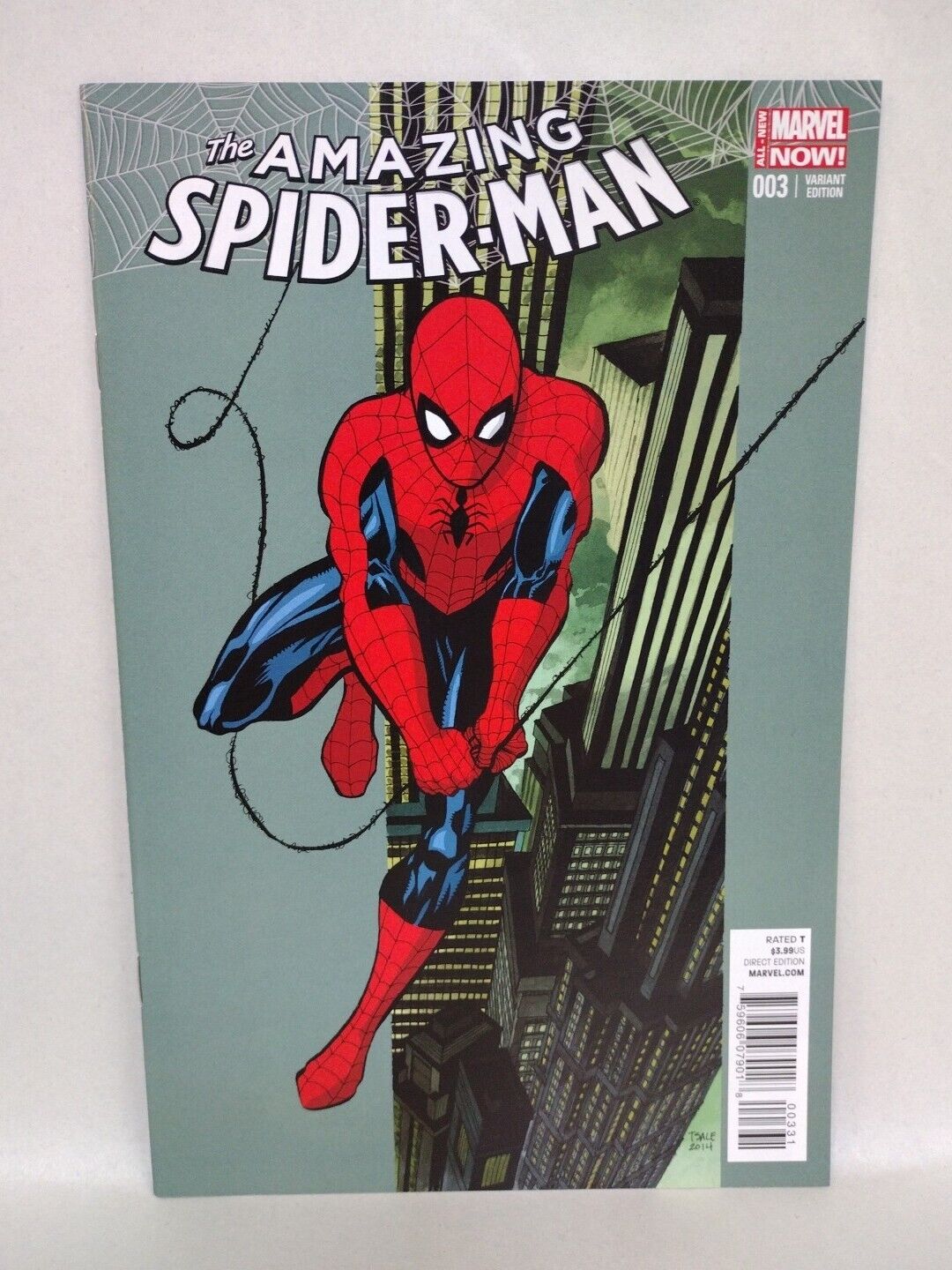 Amazing Spider-Man #3 (2014) Marvel Comics Tim Sale 1:25 Ratio Variant Silk NM