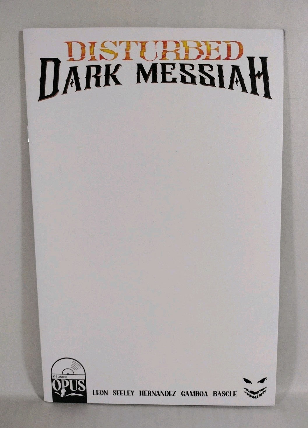 DISTURBED DARK MESSIAH #1 (2022) Opus Blank Sketch Variant Cover Comic NM