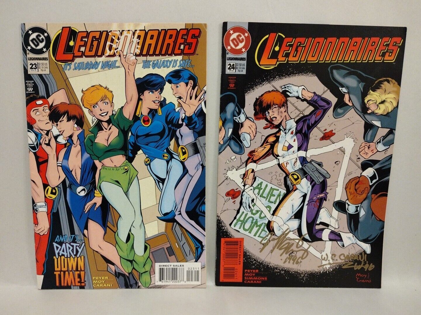 Legionnaires (1995) DC Comic 14 Issue Lot Run #23-36 Jeff Moy Tim Peyer