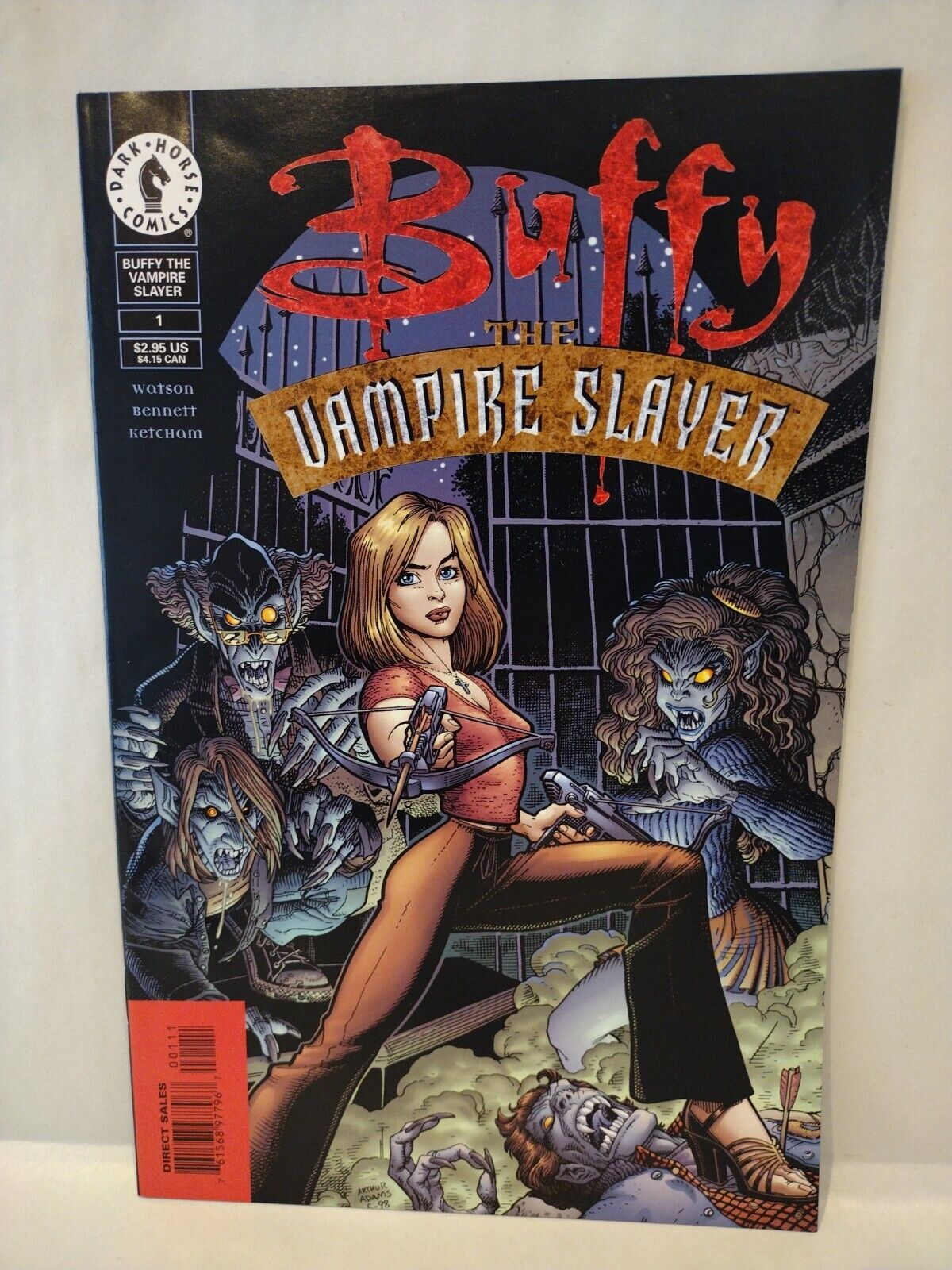 Buffy The Vampire Slayer #1 & 2 (1998) Dark Horse Comic Lot Set Adams Bachalo