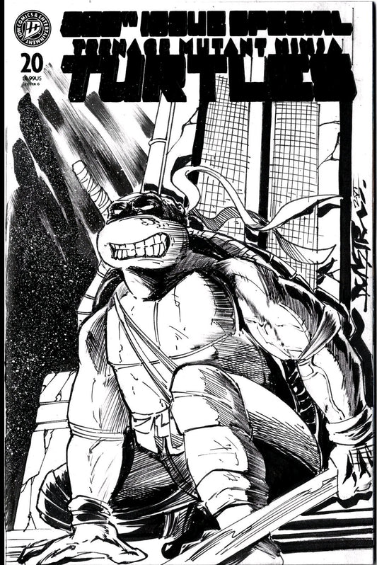 Teenage Mutant Ninja Turtles (2026) #20 300 Sketch Cover W Original DCastr Art