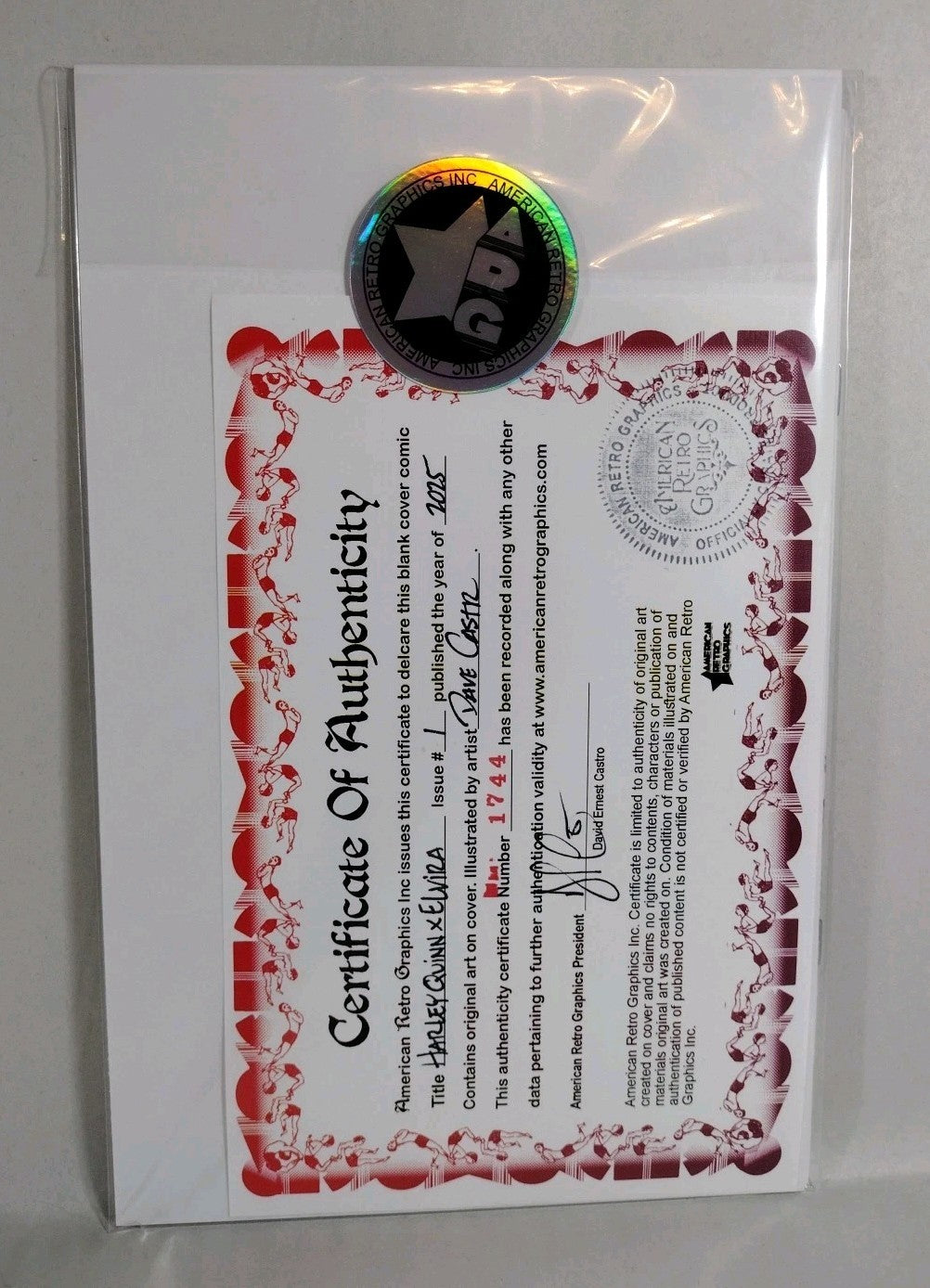 Harley Quinn X Elvira 1 (2025) Dynamite Sketch Cover Comic W Original DCastr Art