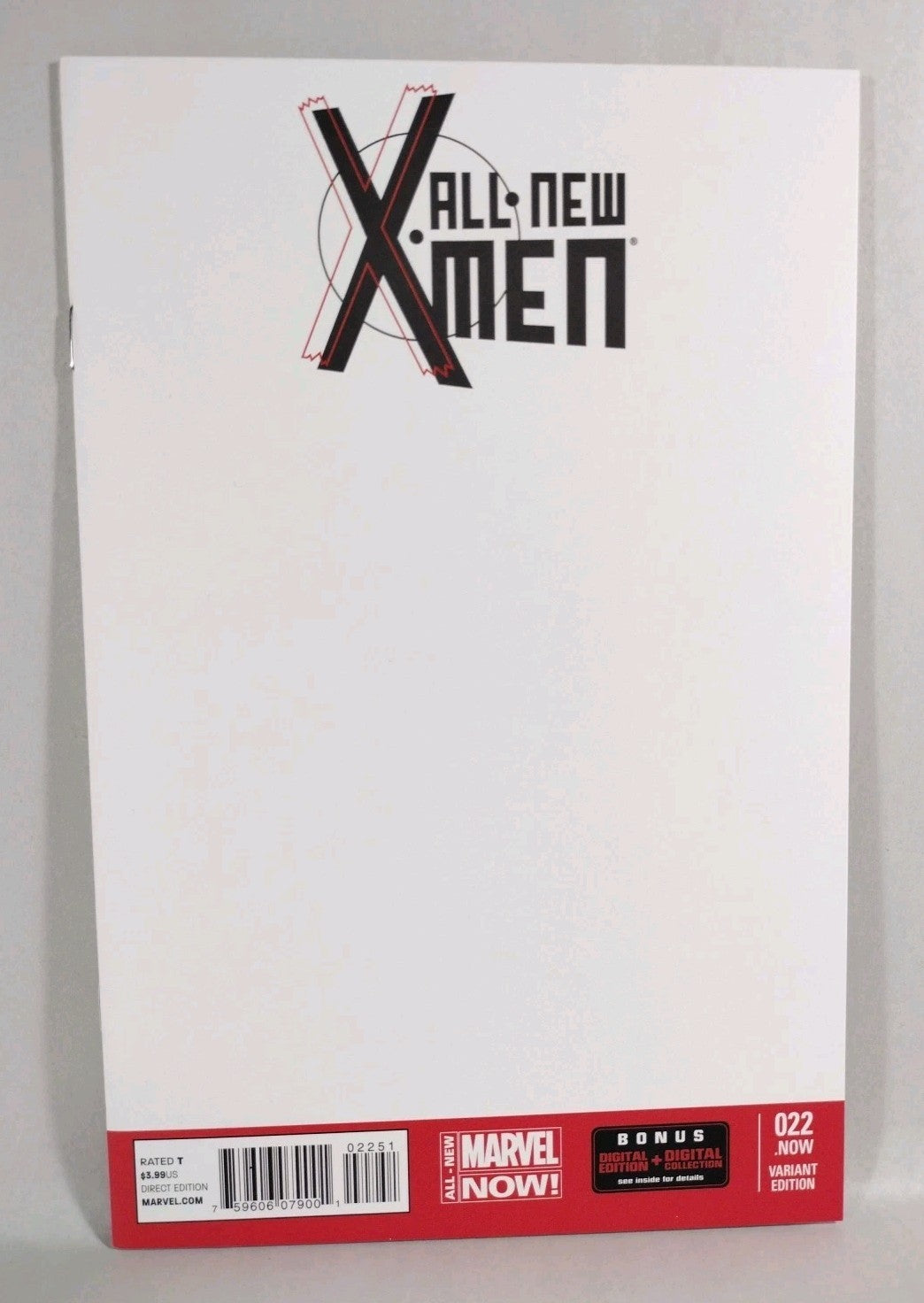 All-New X-Men #22 (2014) Marvel Comic Blank Sketch Variant Cover Bendia New NM