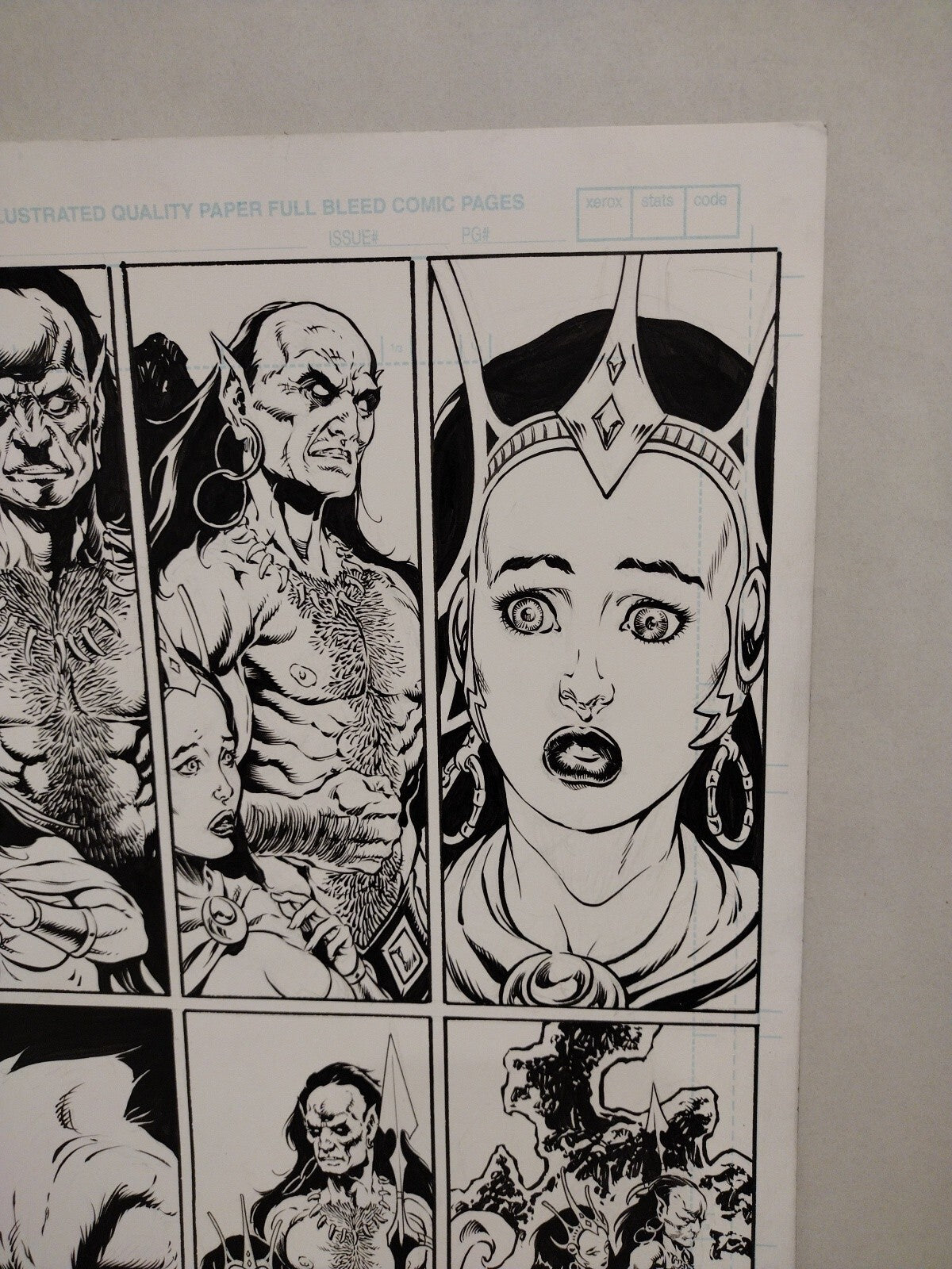 Moon Maid (2009) Image Comic Art board Original Tim Vigil Art Page 13