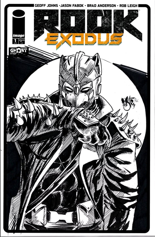 Rook Exodus 1 (2024) Ghost Machine Sketch Cover Var Comic W Original DCastr Art