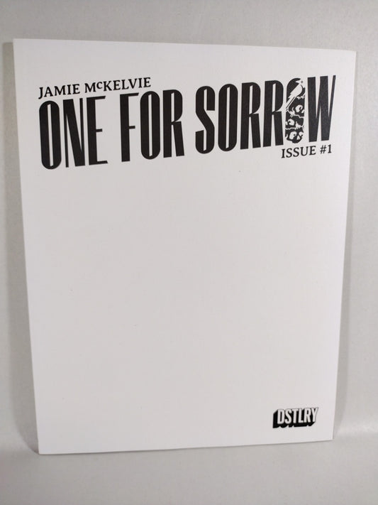 One For Sorrow #1 (2024) DSTLRY Blank Sketch Variant Cover New NM