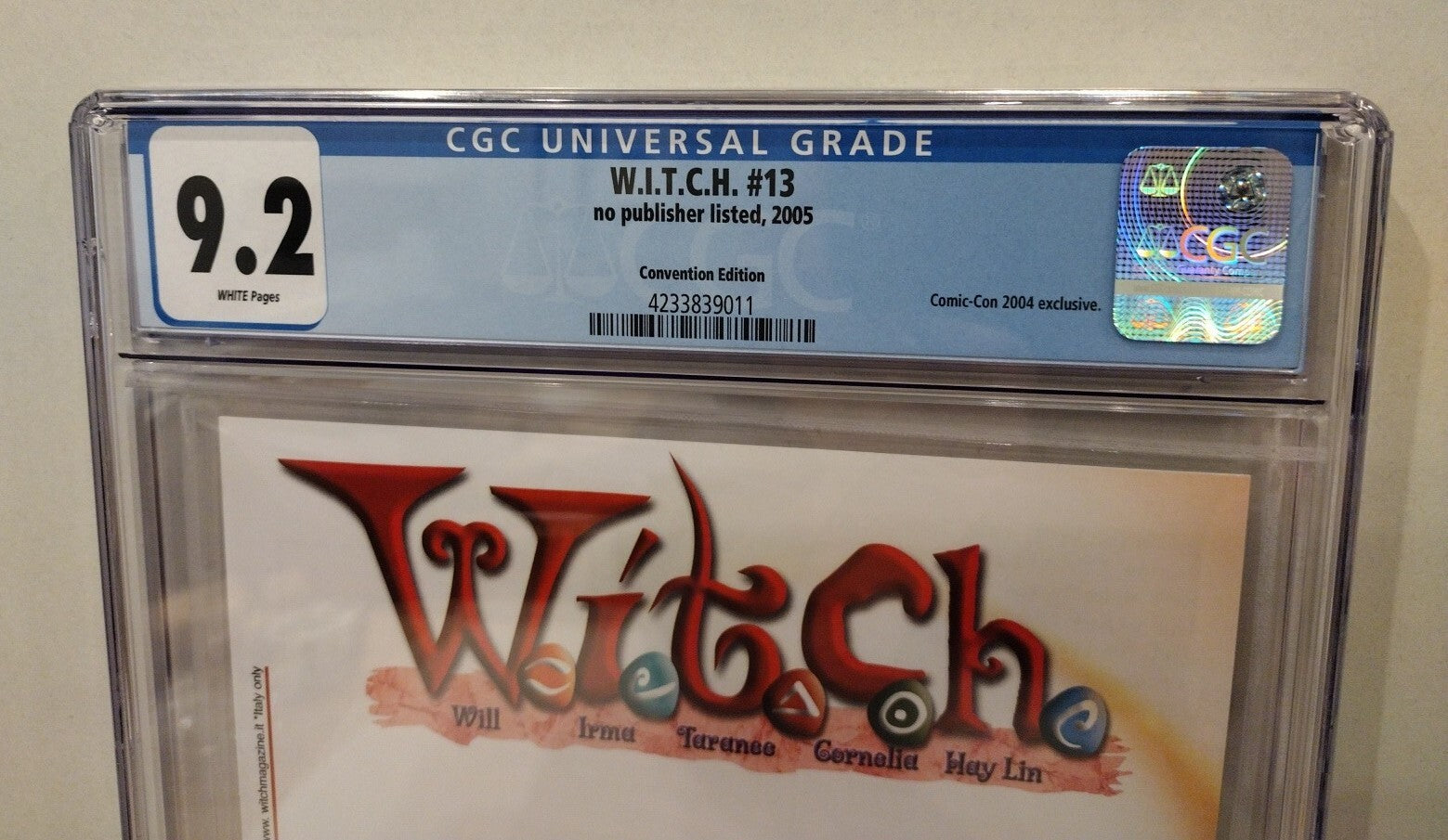 RARE DISNEY W.I.T.C.H. & KYLION 2005 Comic Con Promotional Exclusive CGC 9.2