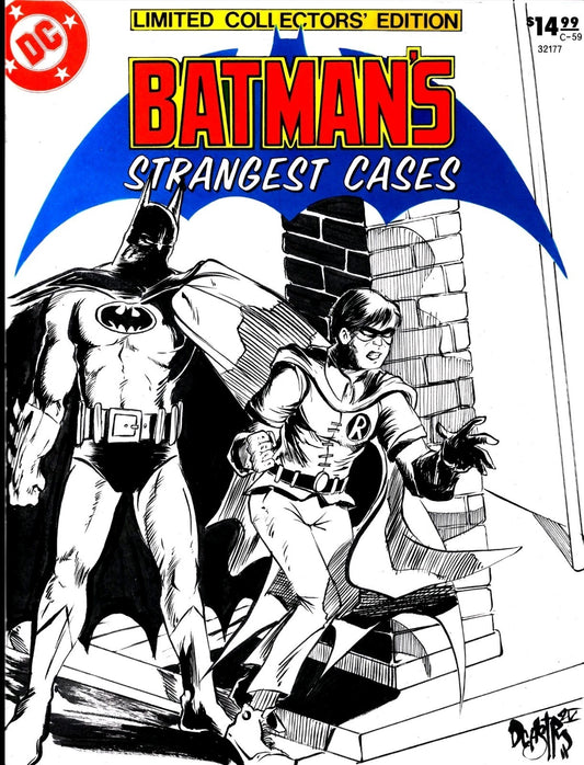 Batman's Strangest Cases Treasury Facsimile Oversize Comic W Original DCastr Art