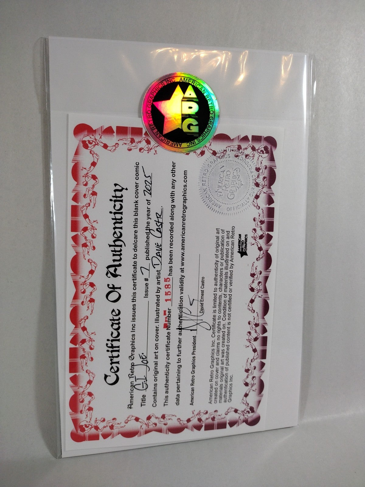 GI Joe #7 (2025) Image Sketch Cover Var Comic W Original DCastr Beach Head Art