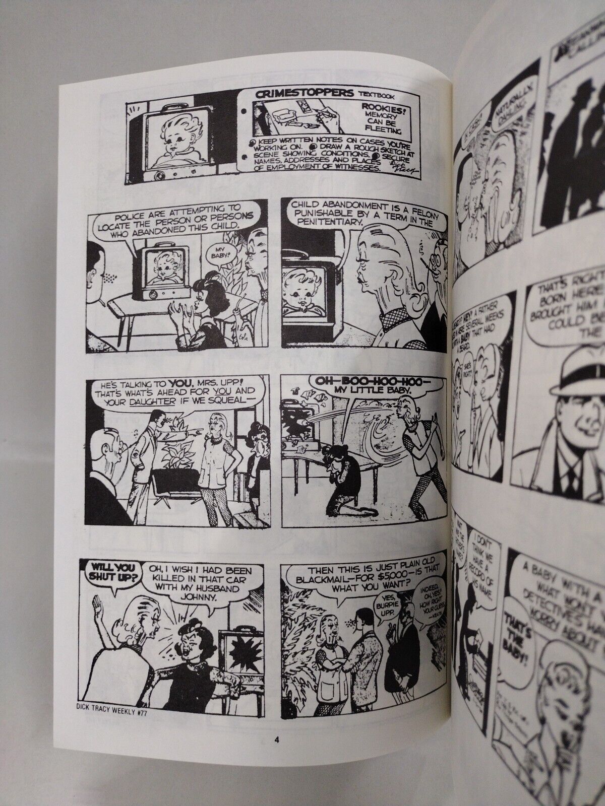 Dick Tracy Weekly (1989) Blackthorne Comic Lot Set 75-82 84-86 88 89 Chest Gould